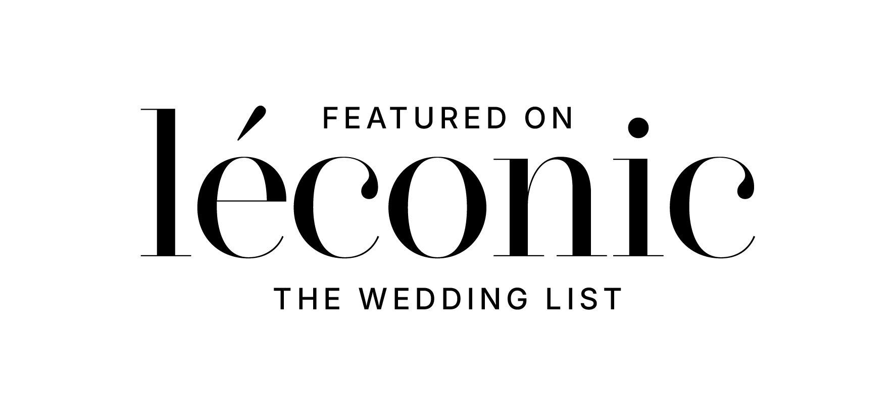 Léconic Featured on The Wedding List Badge